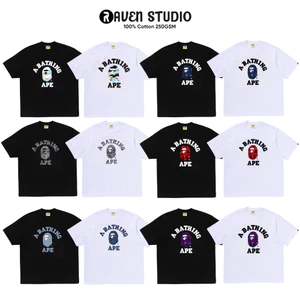 Áo Thun BAPE Camo Head COLLECTION 100% Cotton 250GSM Raven Studio
