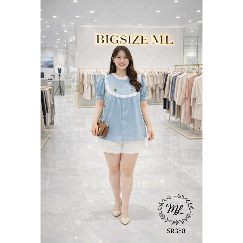 🖤✨ SÉT BỘ BIGSIZE ÁO LỤA TUYẾT MỀM MẠI PHỐI QUẦN COTTON LẠNH THOÁNG MÁT SR350 55-90KG ✨🖤