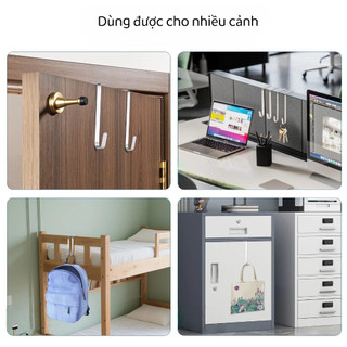 【Quà tặng - Không bán】Móc hình chữ s bằng thép không gỉ, thích hợp cho túi đựng đồ phía sau cửa