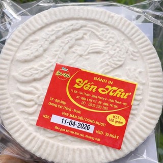 180gr -Bánh in bột nếp truyền thống. Ngọt thanh, thơm dịu, tan trong miệng.Ngon,rẻ,không phẩm màu.