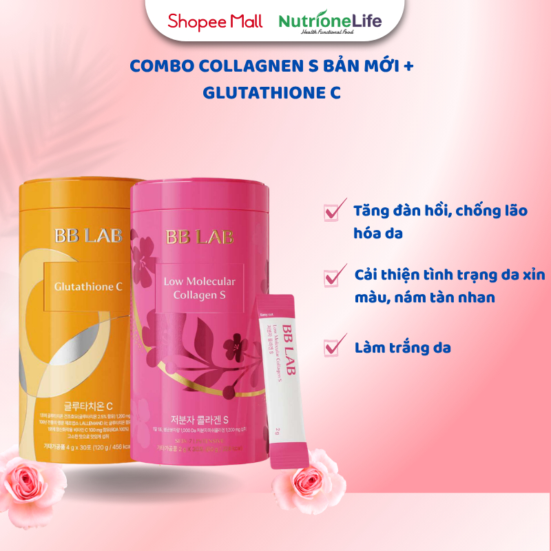 glutathione c bb lab Amazon.com: BB LAB [Galentine's Day Glow Collagen Set] Goodnight 1200mg  Collagen + Glutathione 200mg : Health & Household