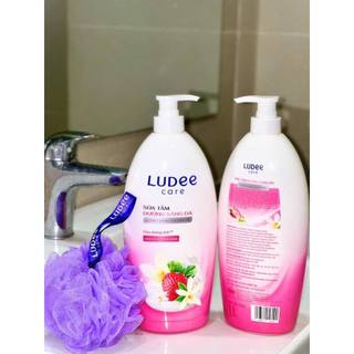 [TẶNG BÔNG TẮM] Sữa Tắm Trắng Da Ludee Care 1L - Hương Sữa Dâu/ Sữa Dê - CÔ THƯ MARKET