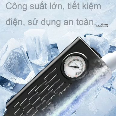 Máy bơm lốp di động sạc nhanh Type-C đa năng công nghệ Đức