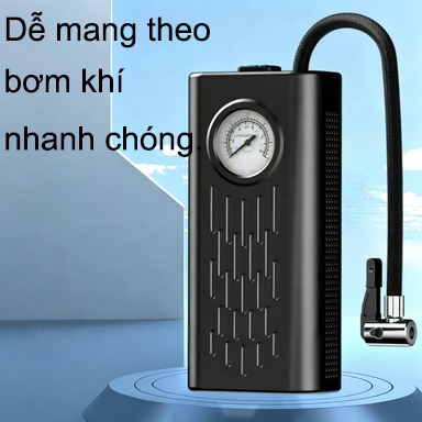 Máy bơm lốp di động sạc nhanh Type-C đa năng công nghệ Đức