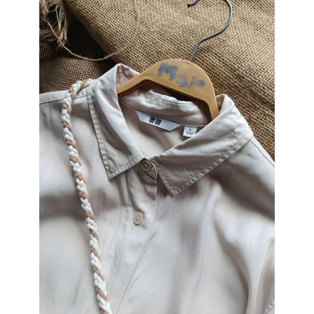 ĐẦM UNIQLO MÀU BE 2HAND NHẬT | MERAKI HANDMADE