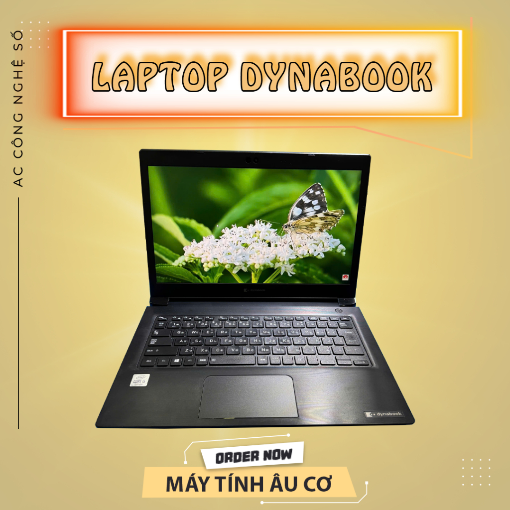 laptop toshiba dynabook r73/b core i5-6300u xung nhịp 3ghz 8gb ram