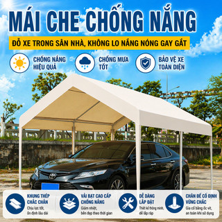 Lều Mái Che Gian Hàng Chống Nắng Ngoài Trời, Chống UV, Dùng Cho Quán Ăn, Chợ Đêm, Sự Kiện Ngoài Trời