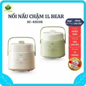 Nồi Nấu Cháo Chậm Bear SC-4H10E 1L Công Suất 200W, Hầm Cháo Nấu Súp Giữ Trọn Dinh Dưỡng - Gia Dụng Kim Thiên
