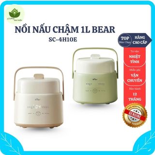 Nồi Nấu Cháo Chậm Bear SC-4H10E 1L Công Suất 200W, Hầm Cháo Nấu Súp Giữ Trọn Dinh Dưỡng - Gia Dụng Kim Thiên