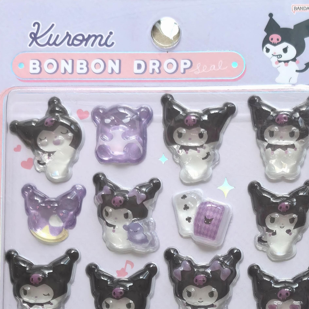 Decal 3D Bong Bóng Sanrio Kuromi Cinnamoroll, Sticker Dán Ốp Lưng Điện Thoại Chống Nước, Trang Trí DIY Dễ Thương