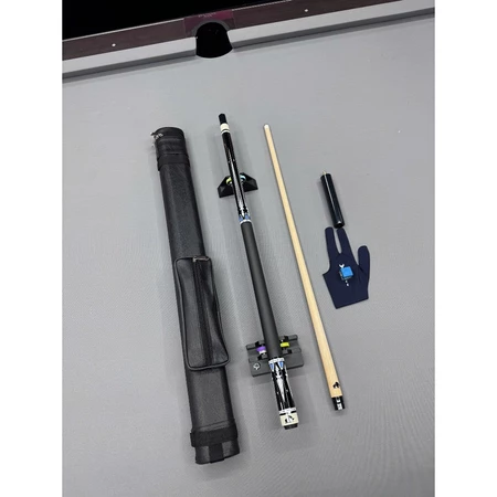 Cơ Bida Rhino Nhập Trung 2 Khúc Combo Bao Da+Găng Tay+Lơ+Cơ Cao Cấp 19oz Chống Rung Billiards