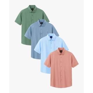 [T7_SALE 30%_HT] Áo Sơ Mi Cộc Tay Thiết Kế 1SMCB609 Biluxury Form CASUAL Kháng Khuẩn Bền Màu