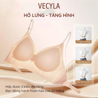 Áo lót A 35 đệm mỏng 1 cm tàng hình không gọng - Áo lót hở lưng nâng ngực cực êm - Áo lót cao cấp