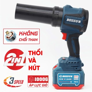 Máy Thổi Phản Lực Bossun BS-PL2IN1 Thổi Gió Phản Lực Cầm Tay Động Cơ Không Chổi Than Bền Bỉ