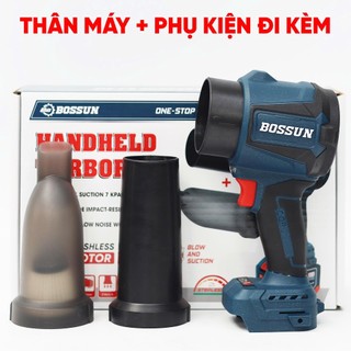 Máy Thổi Phản Lực Bossun BS-PL2IN1 Thổi Gió Phản Lực Cầm Tay Động Cơ Không Chổi Than Bền Bỉ