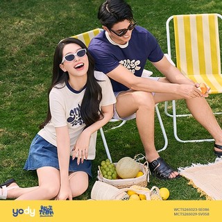 [DREAM TEAM] Áo thun phông gia đình đội nhóm YODY Summer Together vải mềm mại, thoáng mát WCTS26S023