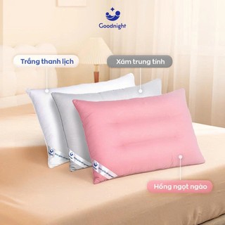Gối Ngủ Vua Nệm Goodnight Mochi 45x65cm Cho Bé Tiểu Học, Gối Công Tháu Học Nâng Đỡ Cho Bé Từ 6 Tuổi