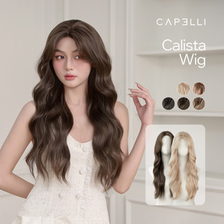 Tóc Giả Nguyên Đầu Dệt Kim CAPELLI Xoăn Sóng Mái Bay Calista Wig