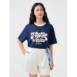 [DREAM TEAM] Áo thun phông gia đình đội nhóm YODY Summer Together vải mềm mại, thoáng mát WCTS26S023