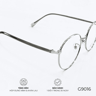 Gọng Kính Kim Loại N’ROSA G9016 – Form Tròn Thanh Mảnh, Siêu Nhẹ, Phong Cách Minimalist Hiện Đại