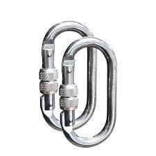 Móc khoá gài, móc carabiner, móc khóa an toàn, Móc leo núi. Móc khóa thép treo võng xích đu bao cát