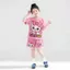 Bộ bé gái mẫu cute cat sz 14 - 43kg, bộ quần áo bé gái mùa hè năng động dễ thương