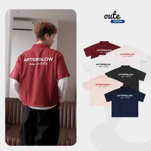 Áo Sơ Mi Tay Lỡ Kẻ Sọc Outerity Afterglow Nam Nữ Unisex / DREAM HORSE COLLECTION 2026