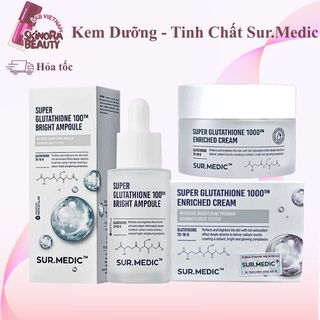 Kem Dưỡng Sur.Medic Super Glutathione 1000TM Serum Sur.Medic Tinh Chất Huyết Thanh Trắng Da Sur.Medic - Skinora Beauty