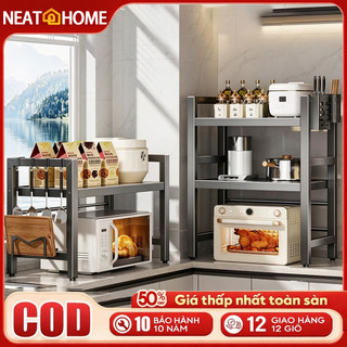 kệ lò vi sóng 2 tầng Có Thể Điều 40-63cm Kệ Kệ Để Lò Vi Sóng Thép chịu nước và chịu nhiệt độ cao