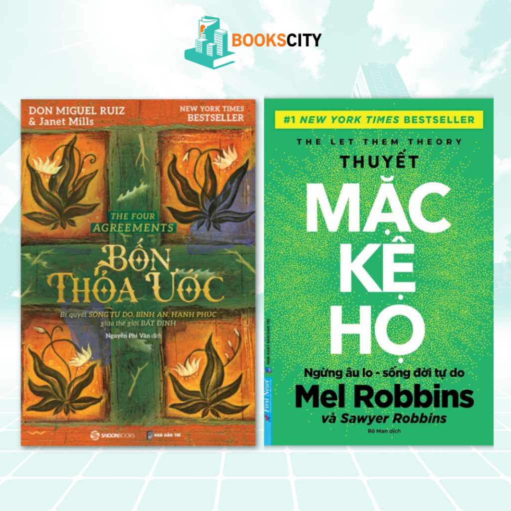 Sách - Bốn thỏa ước + Thuyết mặc kệ họ (Lẻ tùy chọn)