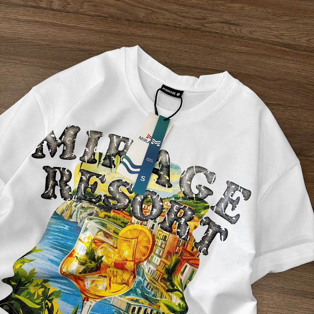 Áo Thun Mirage Họa Tiết Local Brand Chất 100% Cotton Mềm Mịn Thoáng Mát