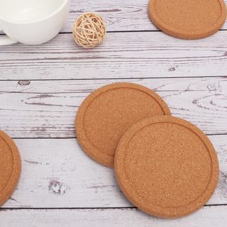 Lót Ly Gỗ Bần Tự Nhiên Siêu Thấm Hút, Lót Ly Mùn Cưa Thân Thiện Môi Trường, Lót Ly Tròn Chịu Nhiệt