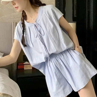 Set Bộ Áo Sơ Mi Đũi Tay Dơi Kèm Quần Sooc Mặc Hè Siêu Cá Tính
