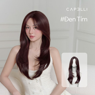 Tóc Giả Nguyên Đầu Siêu Da Lưới Lace CAPELLI Cúp Layer Mái Bay Julia Premium Wig