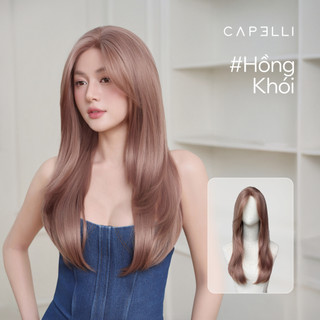 Tóc Giả Nguyên Đầu Siêu Da Lưới Lace CAPELLI Cúp Layer Mái Bay Julia Premium Wig