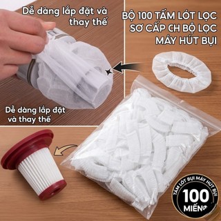Combo 100 Túi Lọc Bụi Máy Hút Bụi Thông Minh - Chống Tắc Nghẽn, Vệ Sinh Cực Nhanh