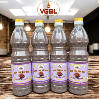 COMBO MUA  4 CHAI MẮM TÔM OCOP 1KG TẶNG 1 CHAI MẮM TÉP 300GR