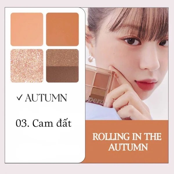 Bảng Phấn Mắt Nhũ Peripera Ink Pocket Shadow Palette (6.4G)