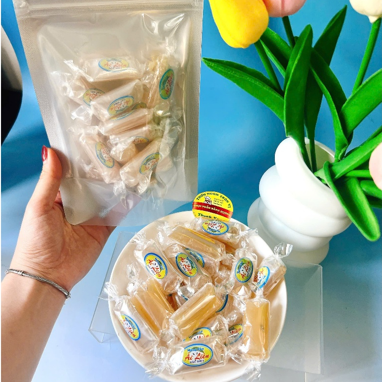 200g/100g Kẹo Mãng Cầu Ái Liên_Đặc Biệt_ăn vặt, food, ngon