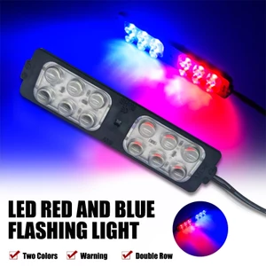 Đèn cảnh báo màu xanh và đỏ gắn bên hông xe tải 12V giúp tránh va chạm vào ban đêm.