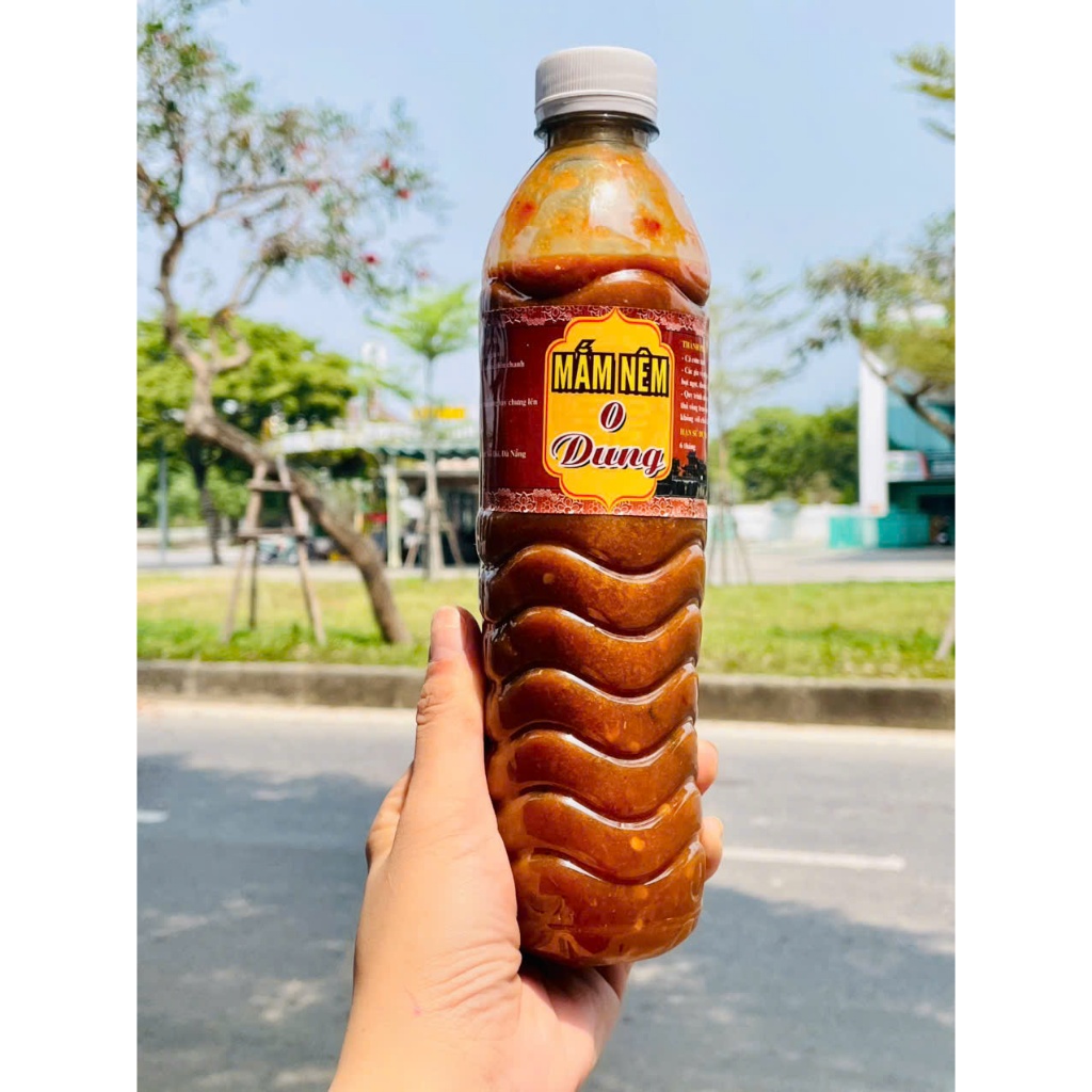 [Chai 500ml] Mắm Nêm Pha Sẵn Chai Xay Nhuyễn Gia Vị Vừa Ăn Tiện Lợi Đặc Sản Huế Mắm Huế O Dung