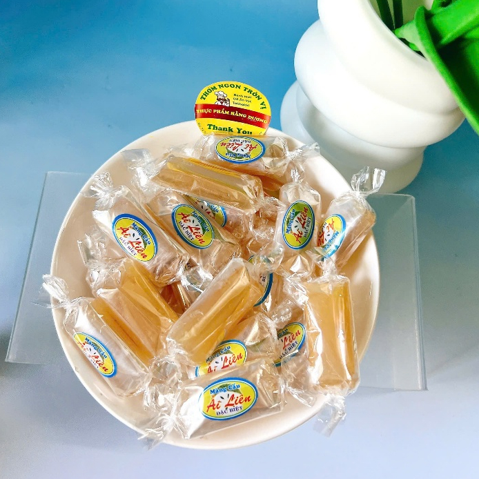 200g/100g Kẹo Mãng Cầu Ái Liên_Đặc Biệt_ăn vặt, food, ngon