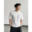 Áo Phông Oversize Luminos V-Neck - Áo Phông Cổ V Cách Điệu Vải Cotton Gân Chéo Loại 1 Dày Dặn 260GSM Chống Nhăn