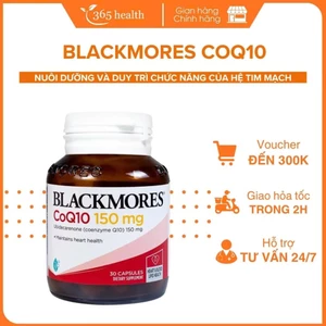 Viên uống Blackmores CoQ10 150mg hỗ trợ chống oxy hóa và duy trì sức khỏe tim (30 viên)