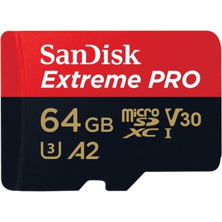 Thẻ Nhớ MicroSDXC SanDisk Extreme Pro 64GB A2 V30 U3 4K đọc 200MB/s, ghi 90MB/s - Phụ Kiện Nhất Tín