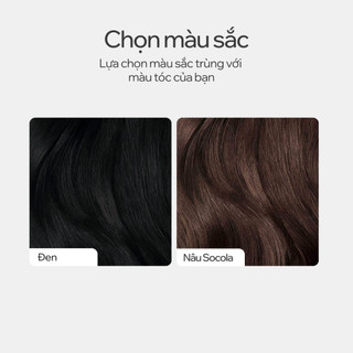 Bộ 2 Dải Tóc Kẹp Phồng CAPELLI Làm Phồng Chân Tóc Dệt Thủ Công Từ Tóc Thật