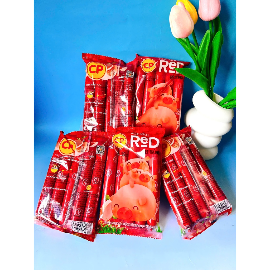 Combo 5 gói Xúc Xích tiệt trùng CP( 200g/1 gói)_Cây Lớn