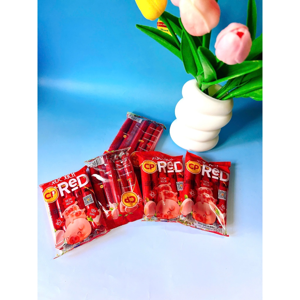 Combo 5 gói Xúc Xích tiệt trùng CP( 200g/1 gói)_Cây Lớn