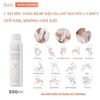 Xịt Khoáng Avène Xịt Cấp Ẩm Avène Thermal Spring Water Làm Dịu Da Tức Thì 300ml - Skinora Beauty