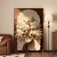 Tranh Treo Phòng Khách Hoa Lá Nghệ Thuật Treo Tường Luxury 3D Floral Cao Cấp Hiện Đại - Decor Phòng Ngủ Sang Trọng